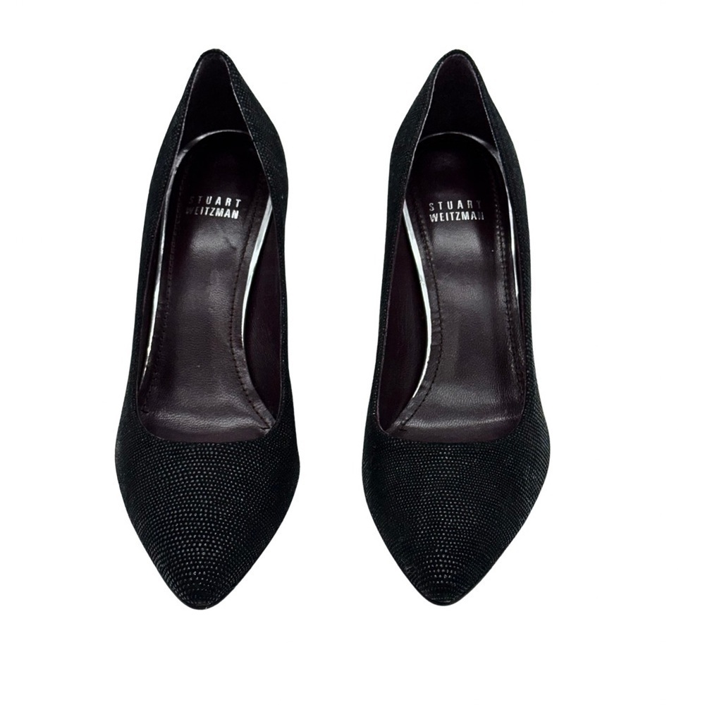 STUART WEITZMAN Nouveau Suede Goosebump Heels Size:9 Worn Indoors only